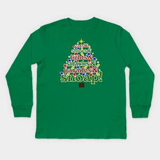 Very Merry Xmas Things Kids Long Sleeve T-Shirt